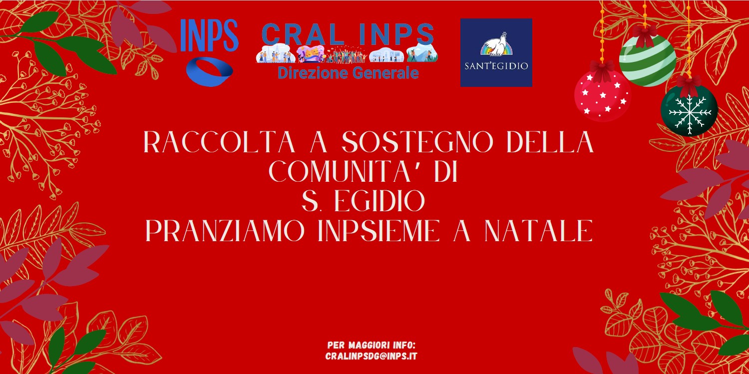 Raccolta fondi a favore della Comunità di Sant'Egidio